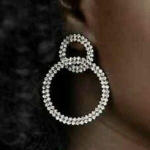 Elegant Silver Hoop Earrings